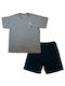 Pajama Man "take Time To Think" Grey Melange Grey Melange