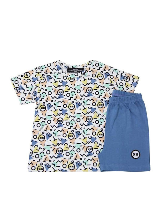 Kinder-Set mit Shorts Sommer 2Stück Blue