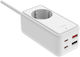 Fixed Βάση Φόρτισης GaN με 2 Θύρες USB-A και 2 Θύρες USB-C 65W Power Delivery / Quick Charge 3.0 σε Λευκό χρώμα (Fixed)