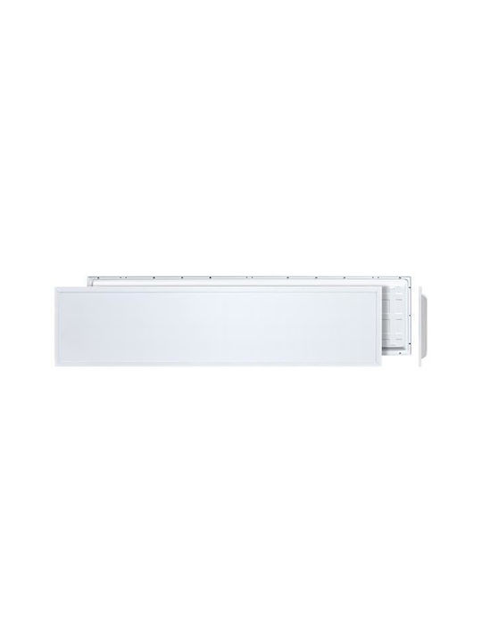 Eurolamp Παραλληλόγραμμο LED Panel 28W με Φυσικό Λευκό Φως 4000K 120x30εκ.