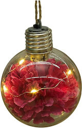 Hanging Ball Ornament Ornament Illuminated Red 8cm Hanging Ball Ornament Ornament Illuminated Red 8cm