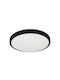 Virone Ceiling Mount Light Bathroom Black with Socket E27