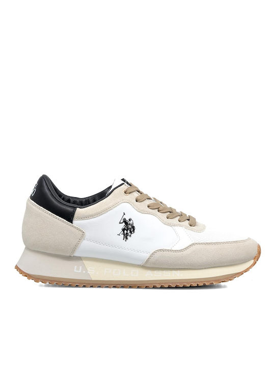 U.S. Polo Assn. Bărbați Sneakers Albe