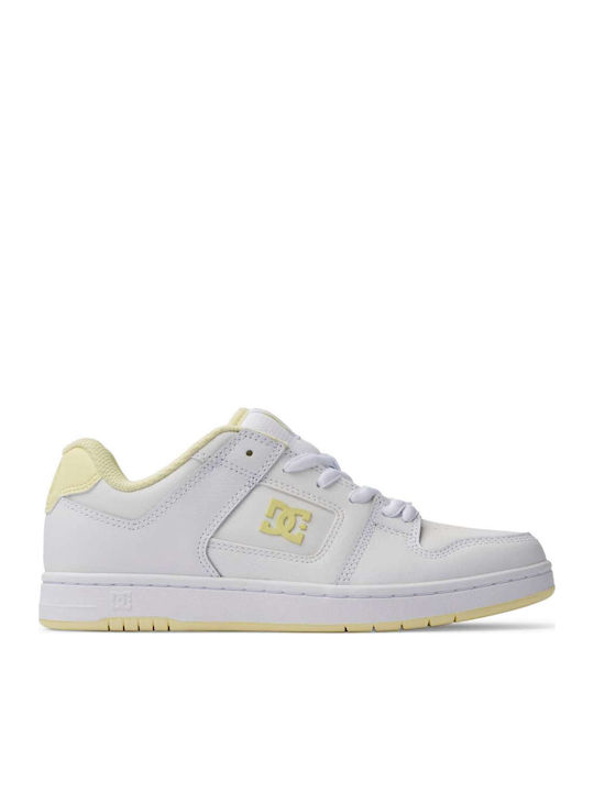 DC Manteca Γυναικεία Sneakers White / Yellow