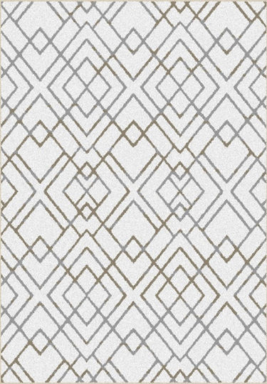Tzikas Carpets 00072-119 80x150cm White-grey