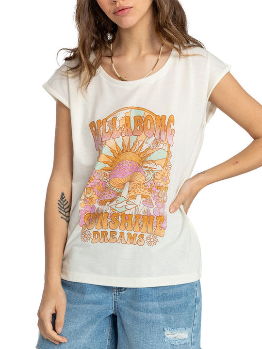 Billabong Night Women's T-shirt Salt Crystal