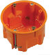 PAWBOL Surface Mounted Electrical Box for Drywall IP30 in Orange Color 50pcs