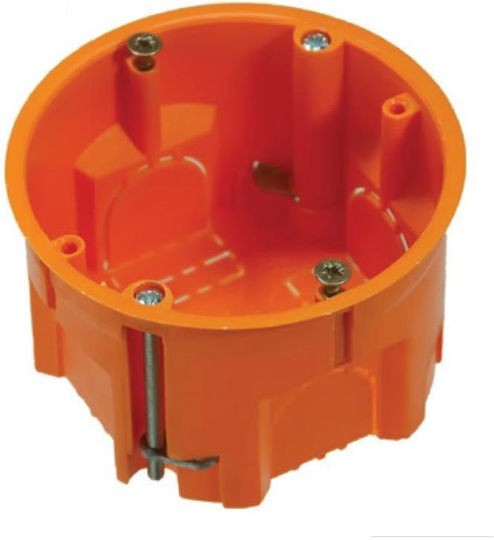 PAWBOL Surface Mounted Electrical Box for Drywall IP30 in Orange Color 50pcs