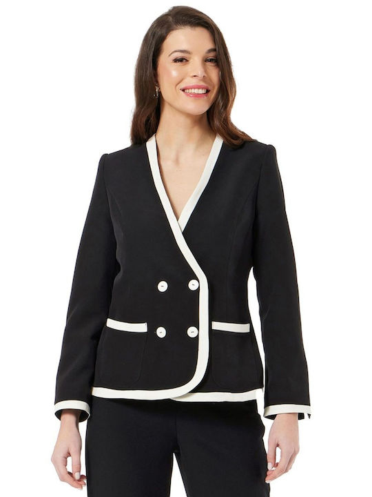 Anna Raxevsky Damen Blazer Schwarz