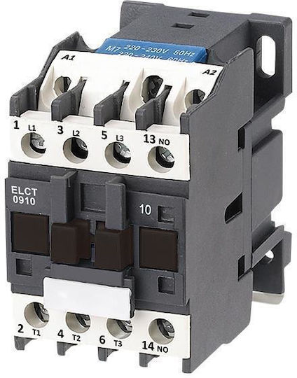 Eurolamp Ρελέ Ράγας Ισχύος 18A Τριπολικό με Τάση 230V