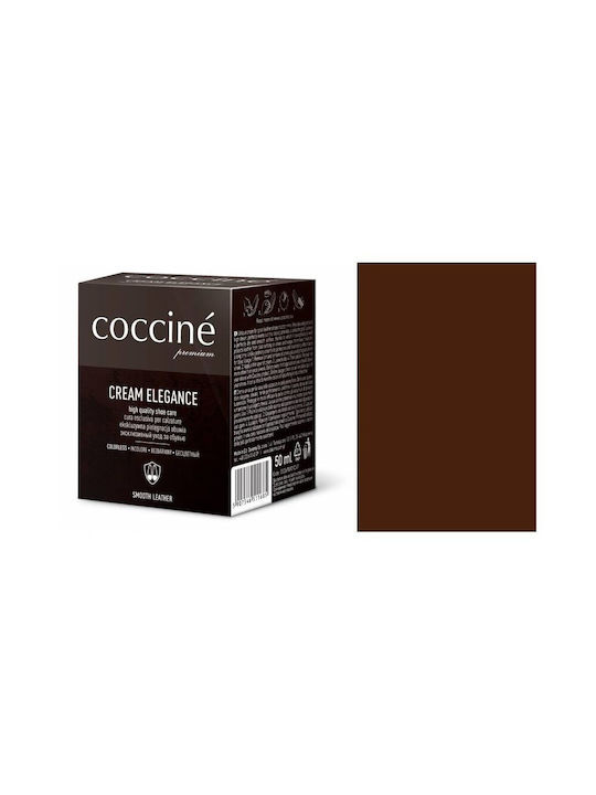 Lustruire pantofi Cream Leather Elegance Dark Brown 50 Ml
