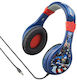 eKids Avengers Classic Cu fir Pentru copii On Ear Căști Albastre