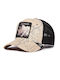 Jockey Hat All Eyes On Me Paisley Rhinoceros Hat Beige Goorin Bros