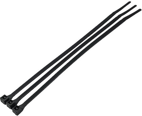 Hydrostab Πλαστικά Δεματικά Καλωδίων 150mmx2.5mm σε Μαύρο χρώμα (3τμχ) HS0120081