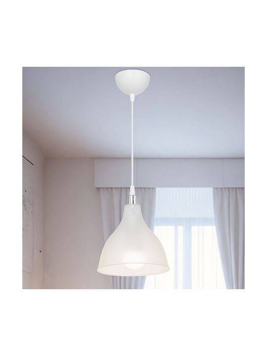 Pakketo Orazio Pendant Light Transparent with Socket E27 18.5x18.5x56cm