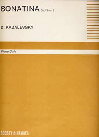 D Kabalevsky Sonatina Opus 13 No.2 Εκδόσεις Boosey & Hawkes