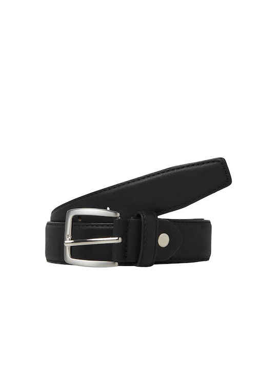 Jack & Jones Kids Leather Belt Black