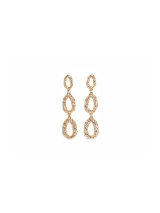 Zarra Collection Earrings Hoops Gold Plated