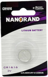 Nanorand Батерия Литий CR1616 3V 1 бр