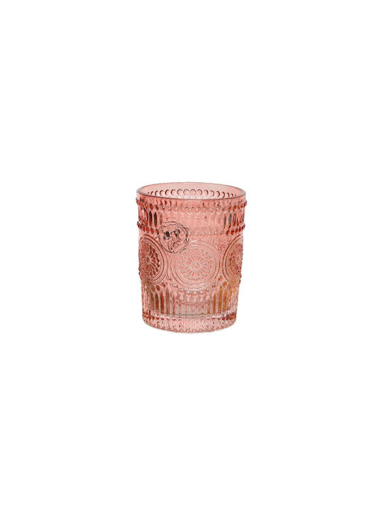 Kaemingk Glass made of Glass in Pink Color 300ml 1pcs