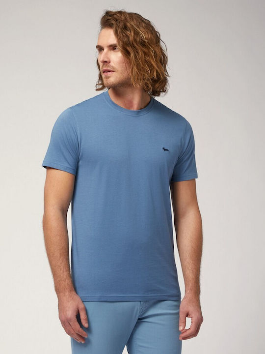 Harmont & Blaine Men's Short Sleeve T-shirt Light Blue