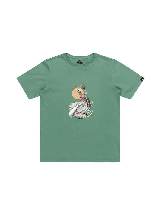 Quiksilver Παιδικό T-shirt Πράσινο