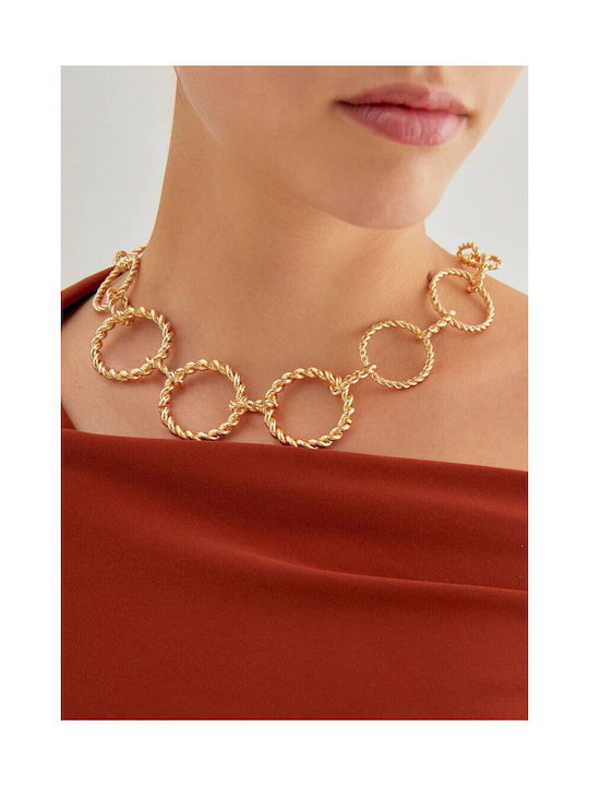 Laura Donini Necklace Gold Plated