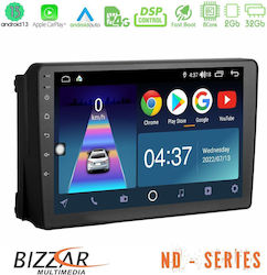 Bizzar Car Audio System 2DIN (Bluetooth/USB/WiFi/GPS/Apple-Carplay/Android-Auto) with Touch Screen 9"