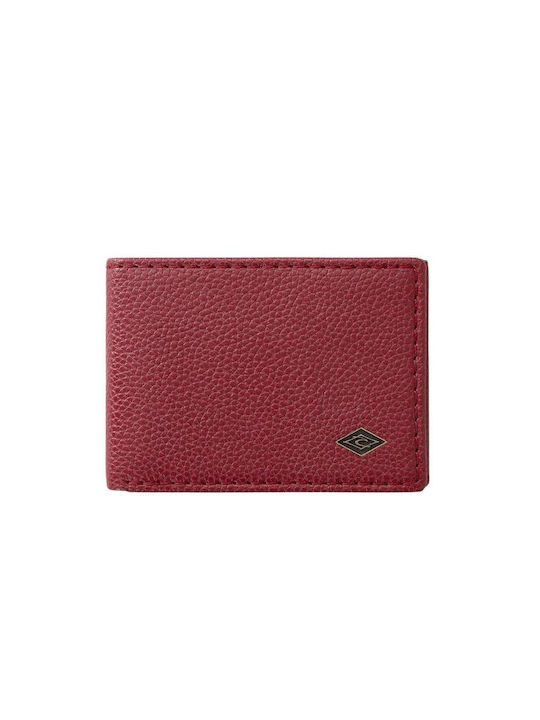 Rip Curl Men's Leather Wallet with RFID Red