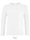 Kids' Shirt Long Sleeve White Imperial