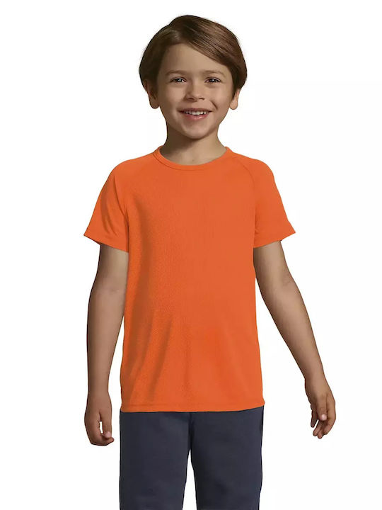 Sol's Παιδικό T-shirt Πορτοκαλί Sporty