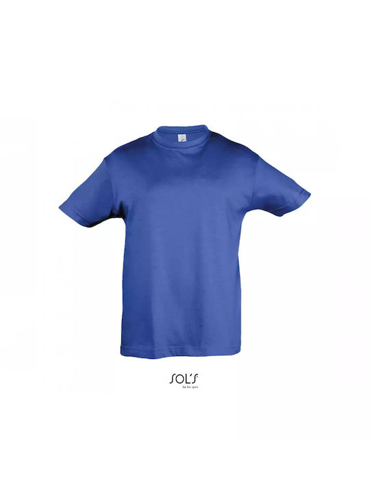 Sol's Kinder-T-Shirt Blau Regent