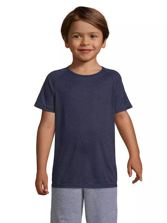 Sol's Kinder-T-Shirt Marineblau Sporty