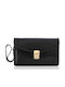 Leder Herrentasche Schulter / Crossbody Schwarz