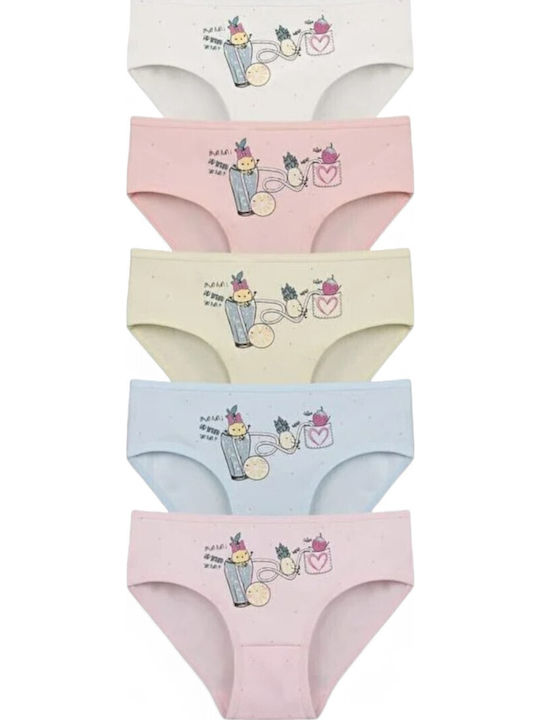 Donella Set of Kids' Briefs Multicolour 5pcs