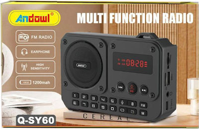 Andowl Q-SY60 Radio de masă Dark Grey