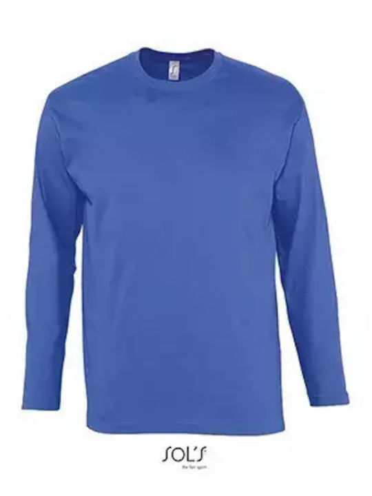 Sol's Monarch Men's Short Sleeve Promotional T-Shirt Light Blue