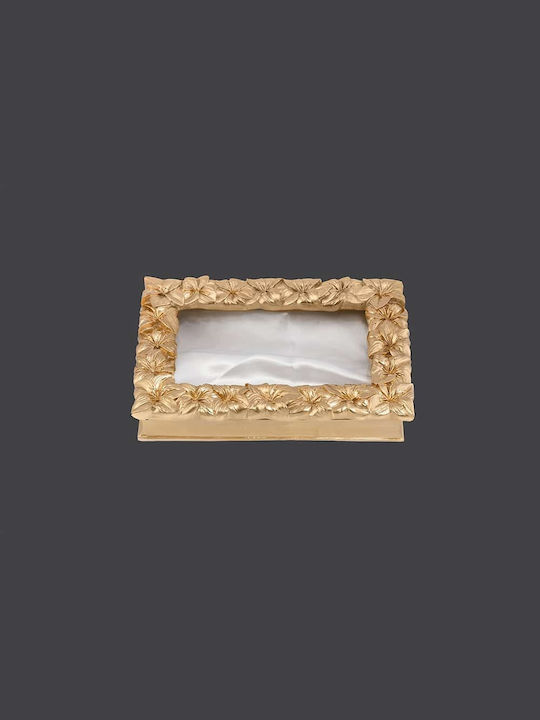 La Vista Tabletop Wedding Crown Case Gold