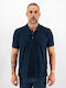 Guy Laroche Polo Blouse Guy Laroche Blue Short Sleeve Regular Fit Glds19001_2 Blue