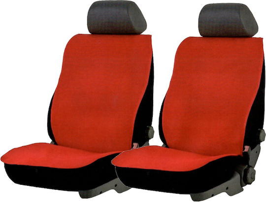 Guard Car Seat Back 2pcs Towel Red