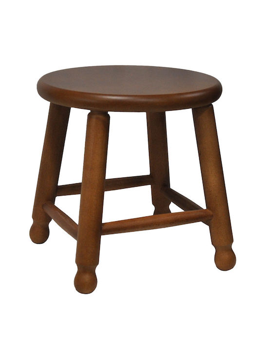 Stool For Living Room Wooden Walnut