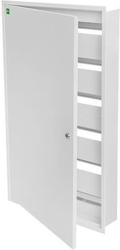 Eurolamp Ηλεκτρολογικός Πίνακας Χωνευτός, 6 Σειρών, 24 Στοιχείων