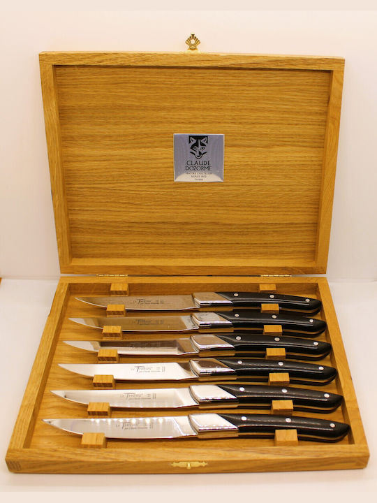 Claude Dozorme Thiers Knives Fillet from Stainless Steel 6pcs