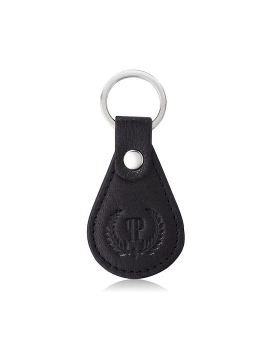 Paolo Peruzzi Keychain Piele Negru