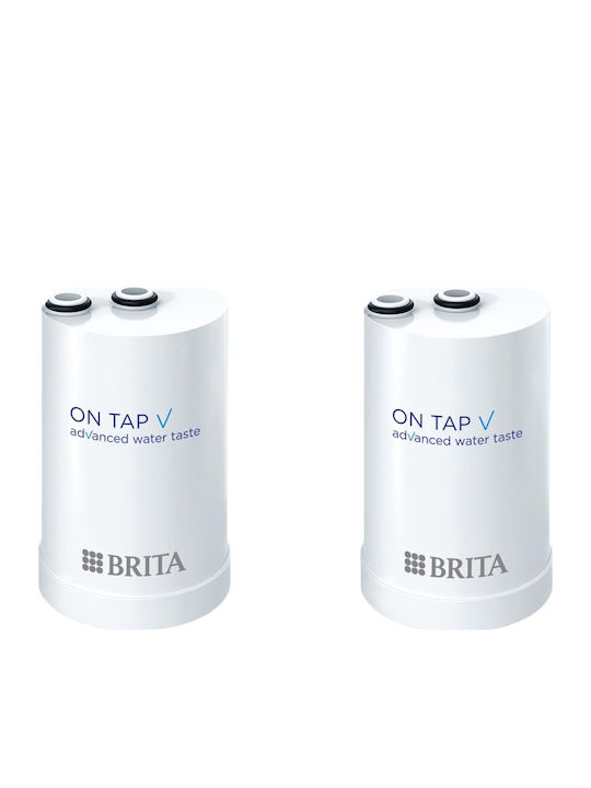 Brita Резервен филтър за вода за кран от активен въглен On Tap V 60 микрон 2бр