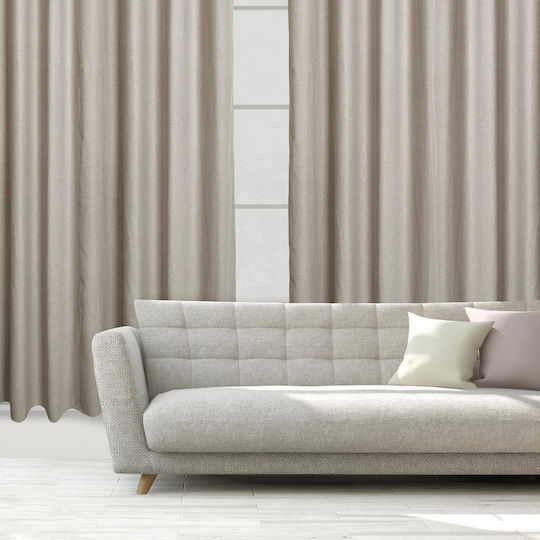 Das Home 2258 Grommet Beige 140x270cm