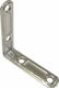 Aldeghi Luigi Stainless Steel Corner Shelf Silver 50x50mm ART164