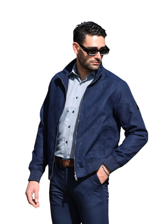 Cotton Green Herren Jacke Lässig Blau