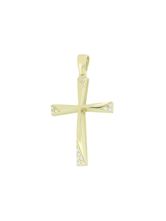 Femeiesc Aur Cruce 14K