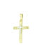 Herren Gold Kreuz 14K